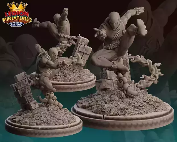 Marvel crisis protocol scarlet spider presupported included 