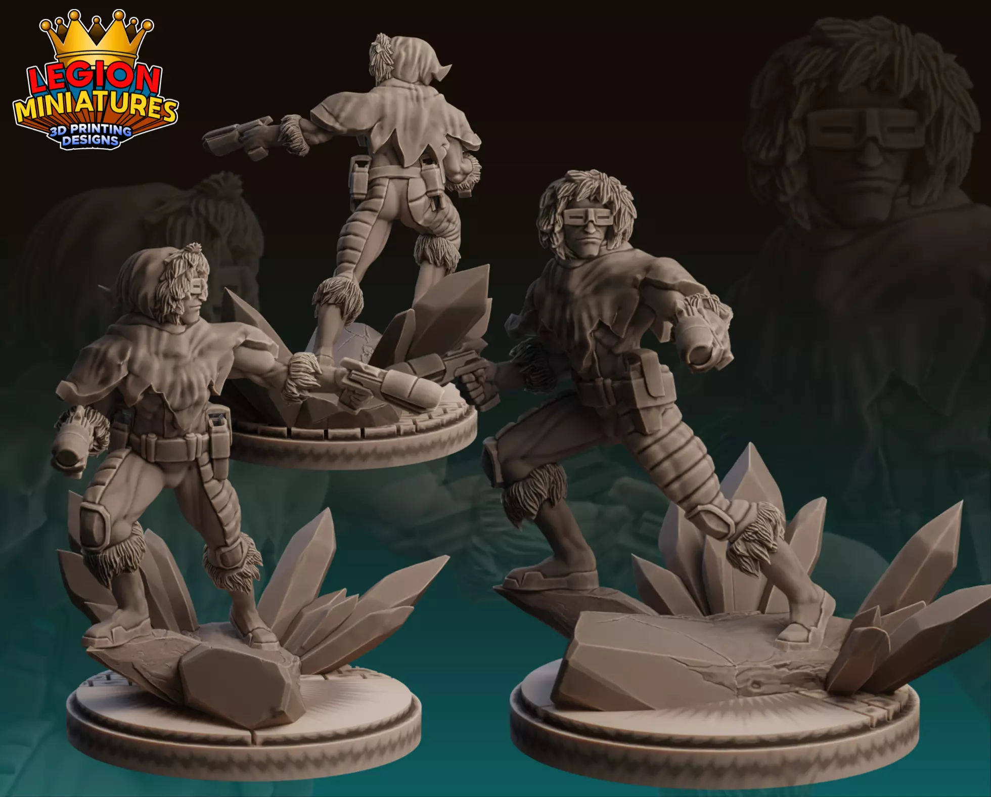 Marvel crisis protocol captain cold presupported included  3D print model_0