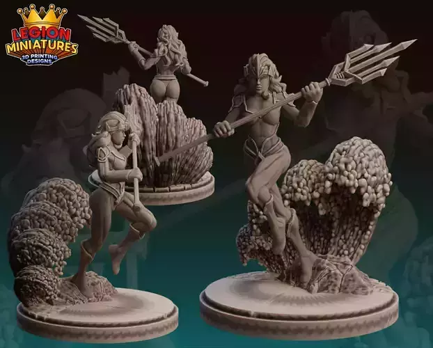 Marvel crisis protocol mera presupported included  3D print model