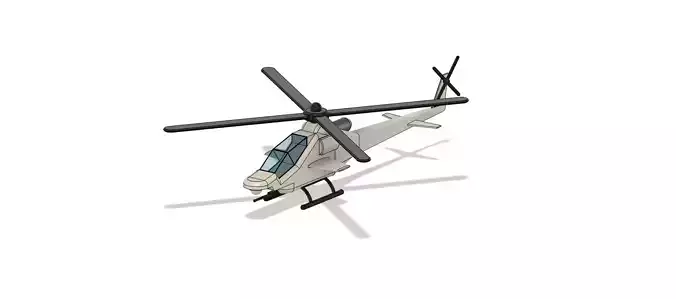 3D Printable Attack Helicopter