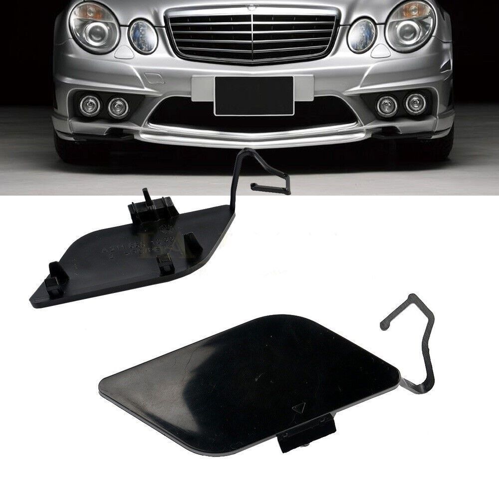 mercedes E200 w211 front bumper tow cover 3D print model_2