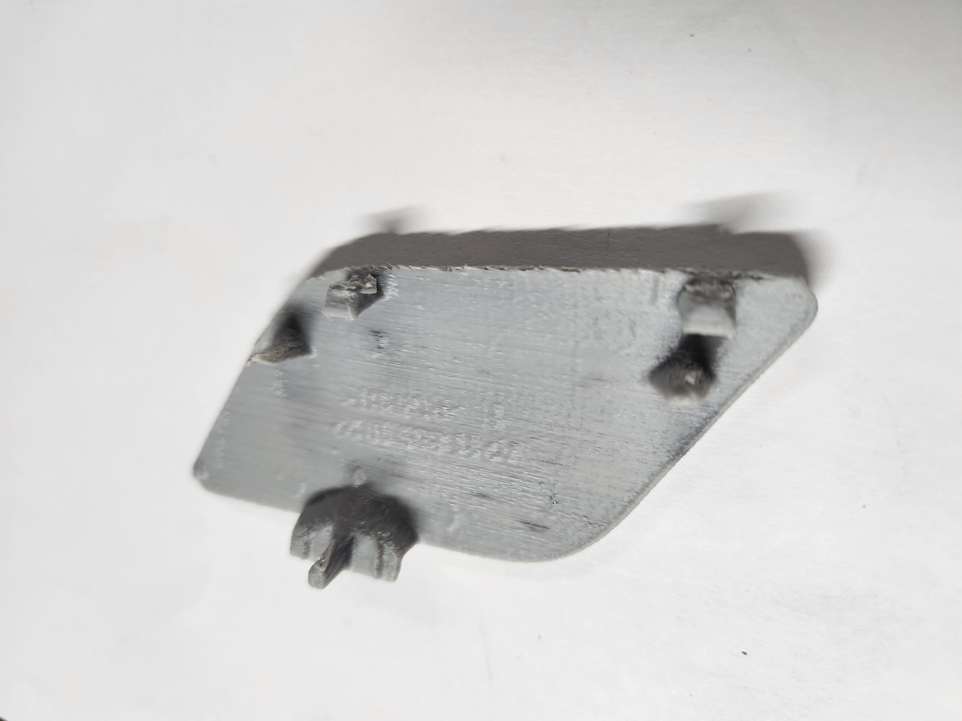 mercedes E200 w211 front bumper tow cover 3D print model_1