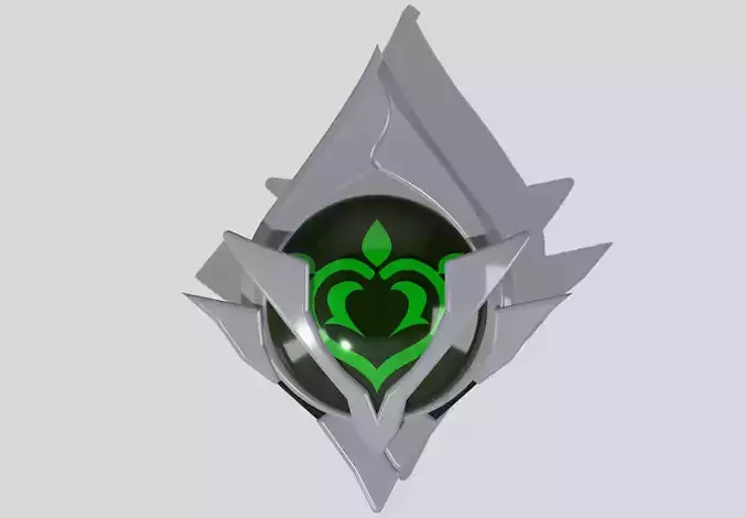 Snezhnaya Dendro Vision Genshin Impact 3D print model