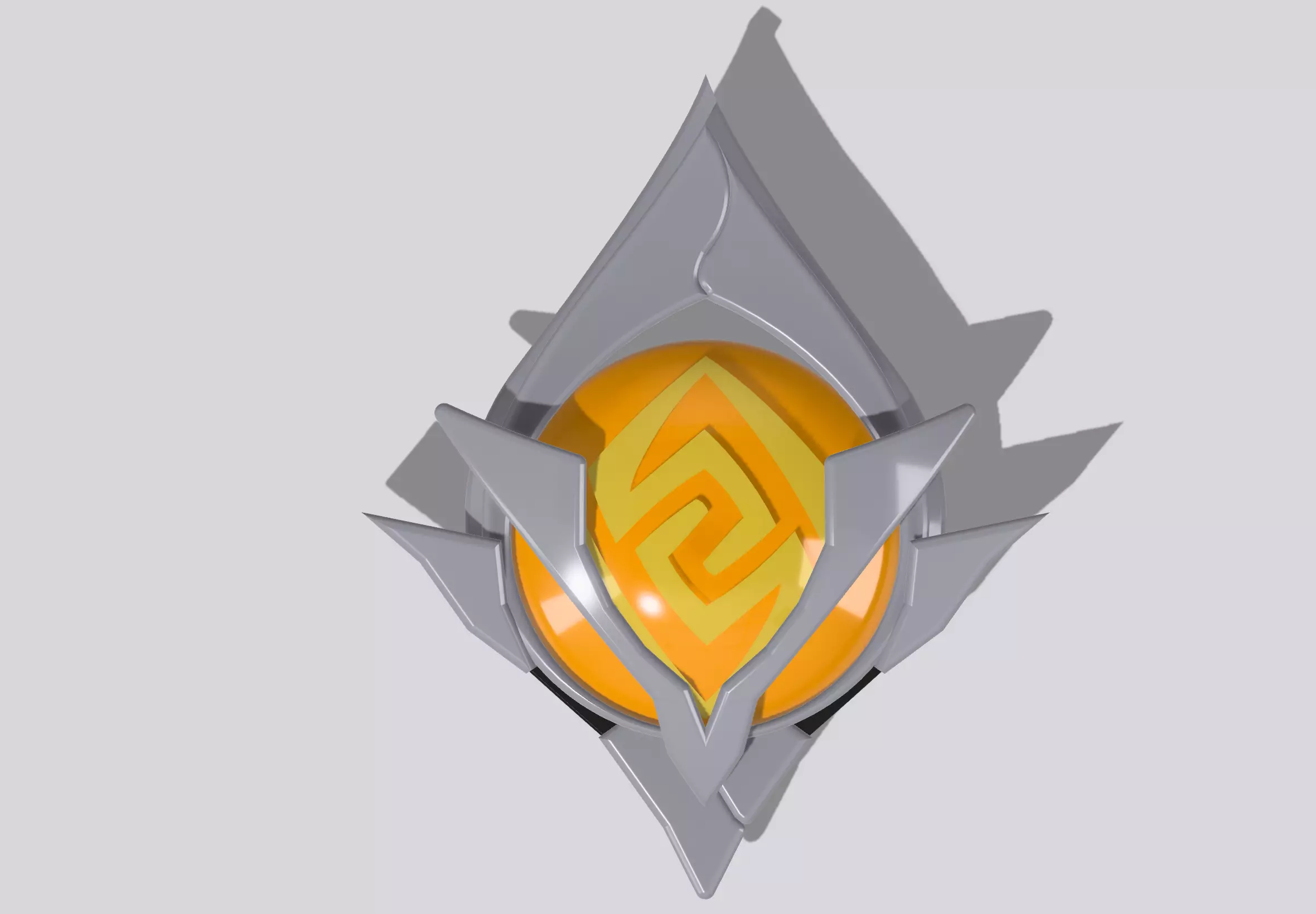 Snezhnaya Geo Vision Genshin Impact 3D print model_0