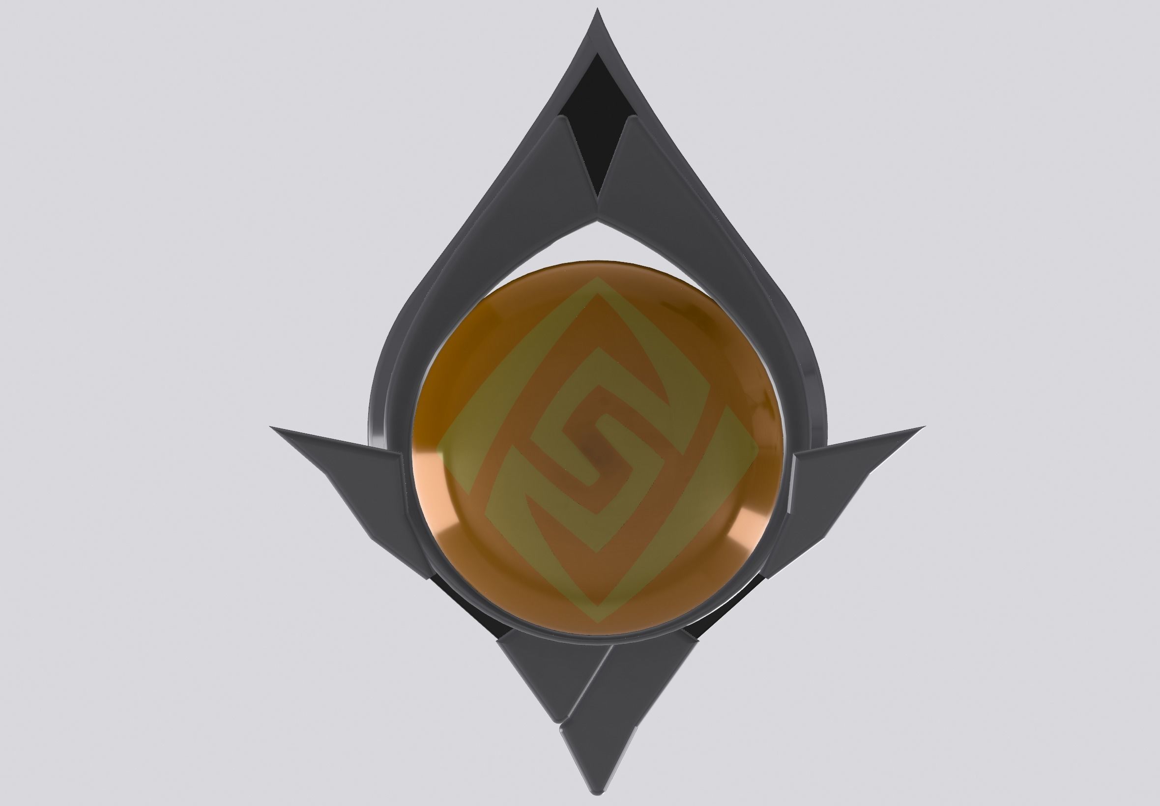 Snezhnaya Geo Vision Genshin Impact 3D print model_6