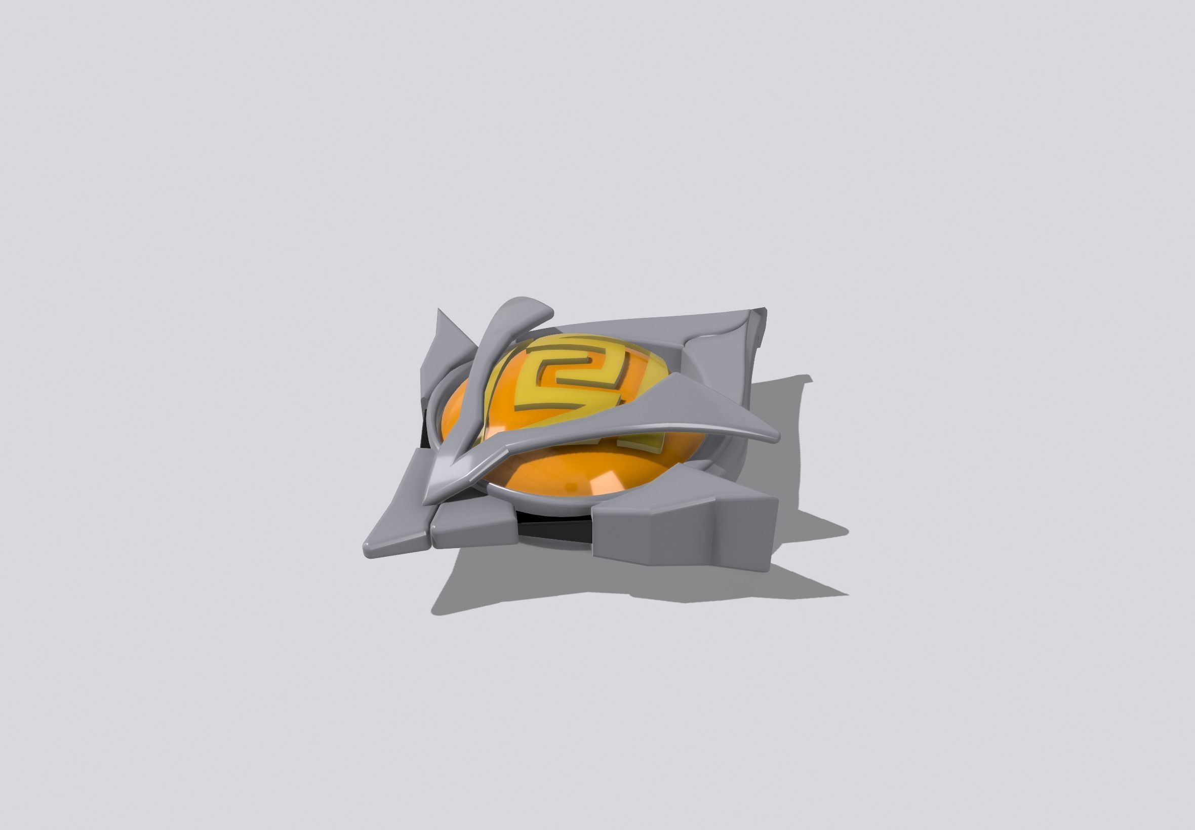 Snezhnaya Geo Vision Genshin Impact 3D print model_1