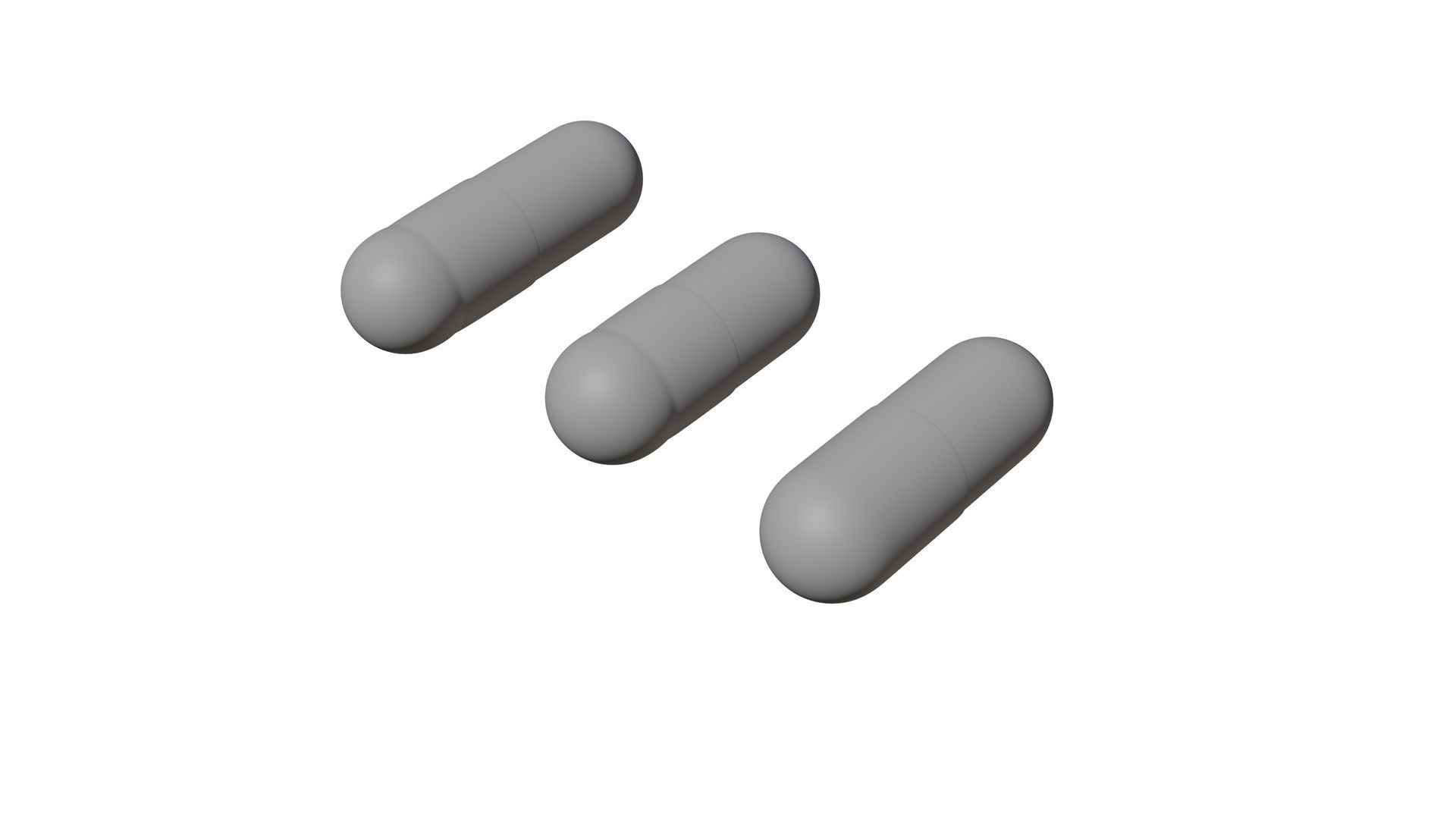 Capsule Pill 3D model_3