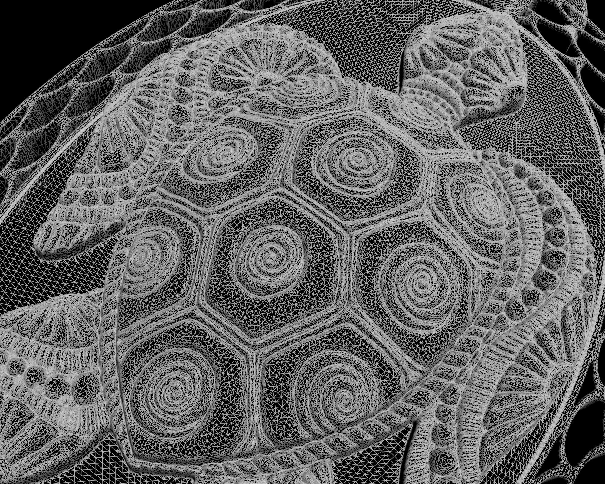 Turtle  Pendant   3D print model_7