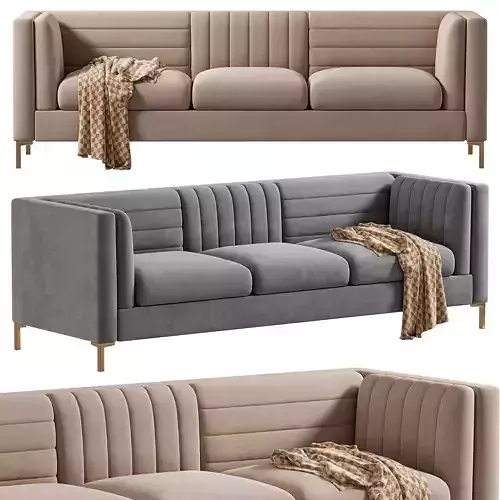 Ingenuity velvet sofa