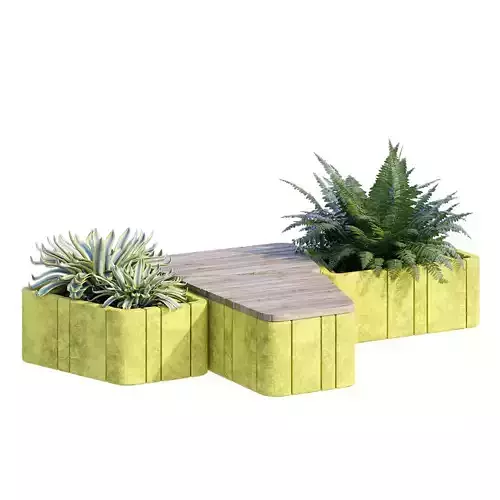 Uniun wooden planter boxes