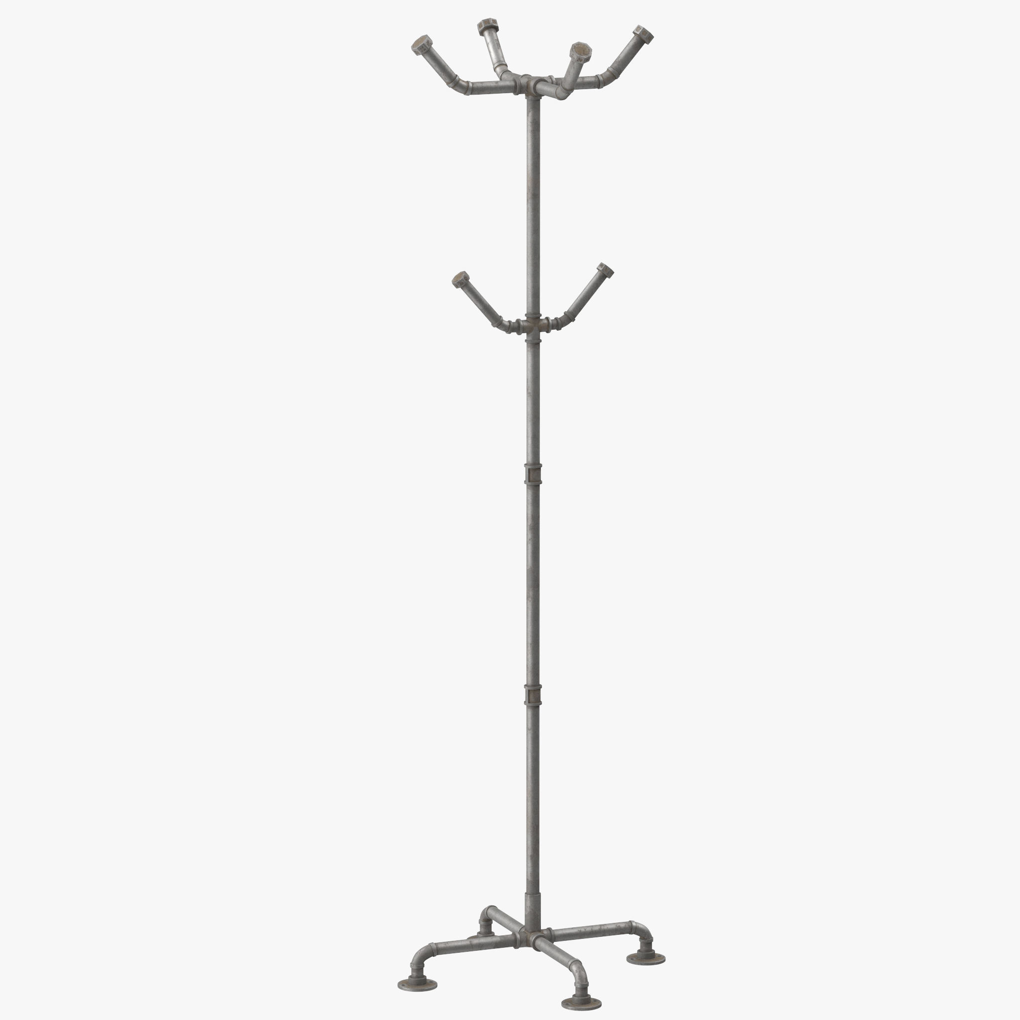 Model 715 Coat Rack Industrial Coat Racks 3D model | CGTrader