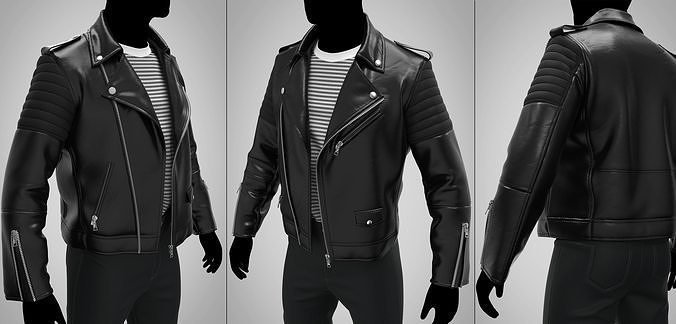 LEATHER JACKET 3D model