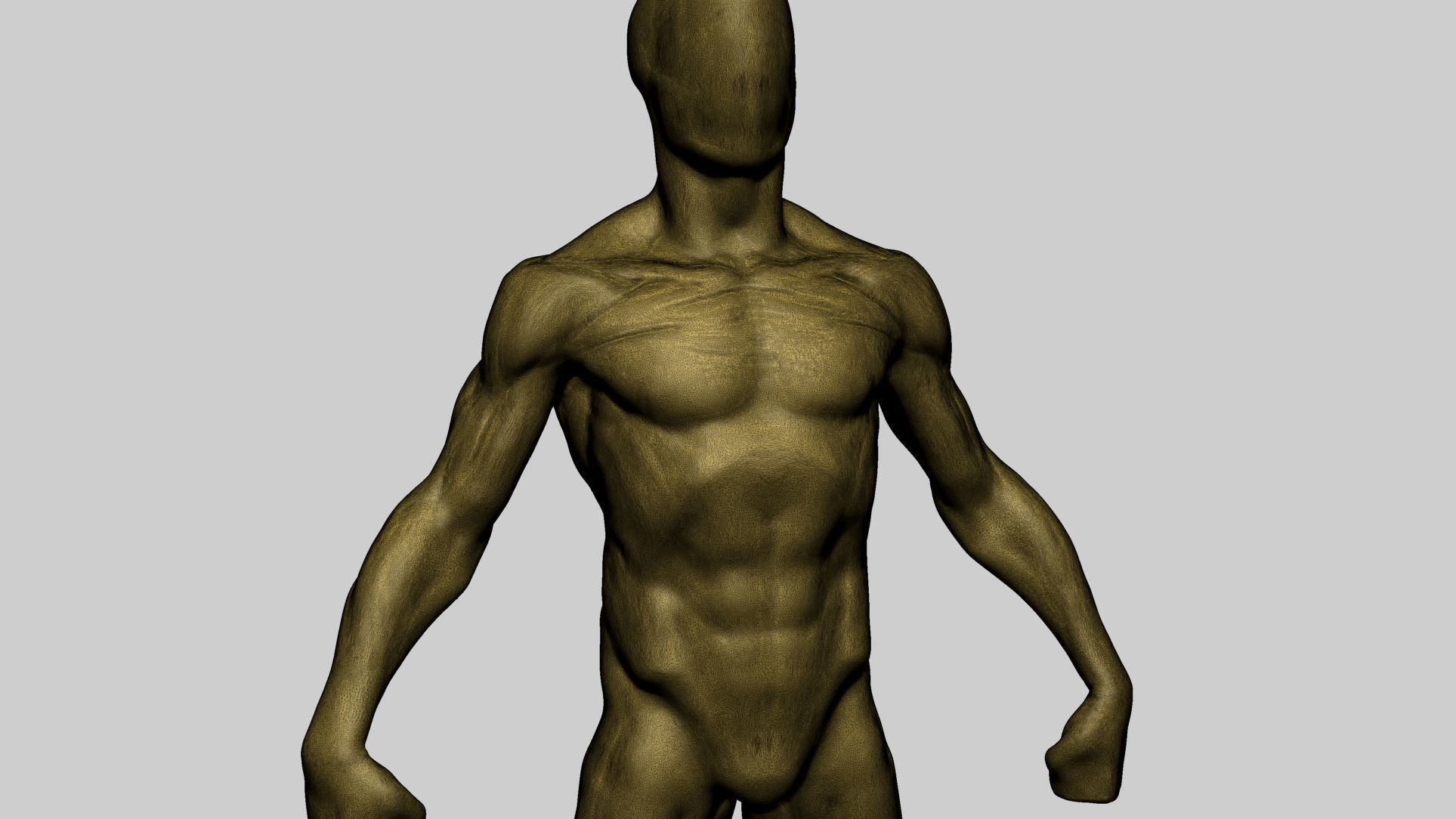 Base Male Anatomy Printable 3D print model_11
