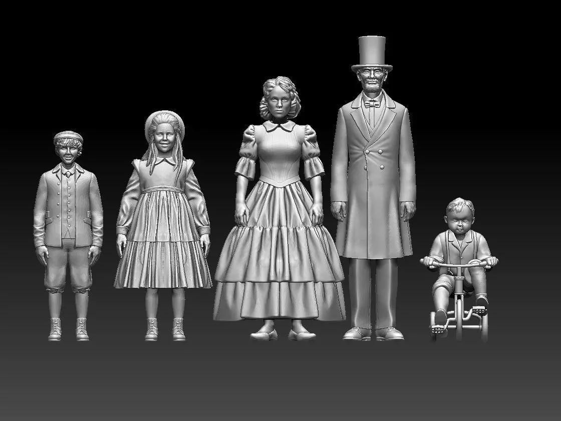 FAMILY lincoln 3D print model_0