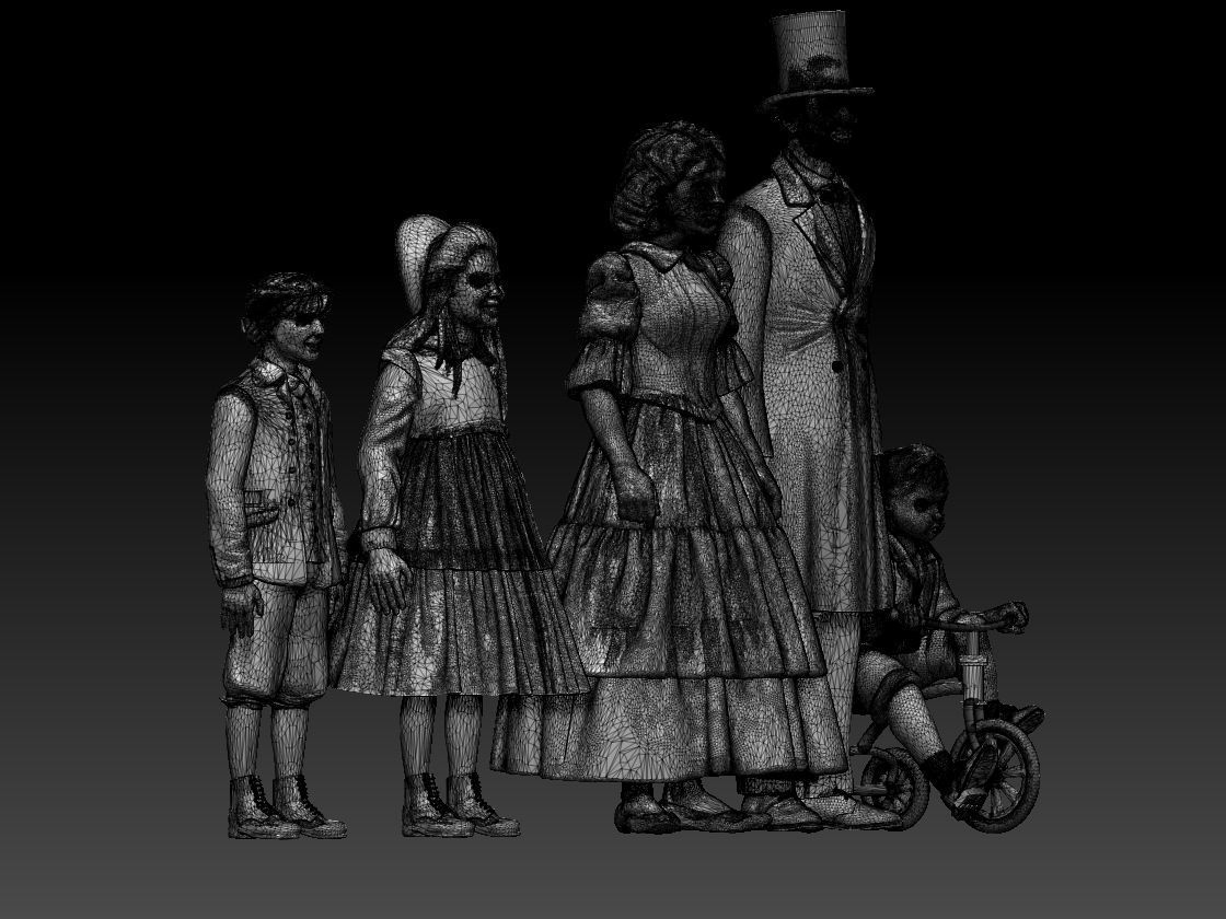 FAMILY lincoln 3D print model_36
