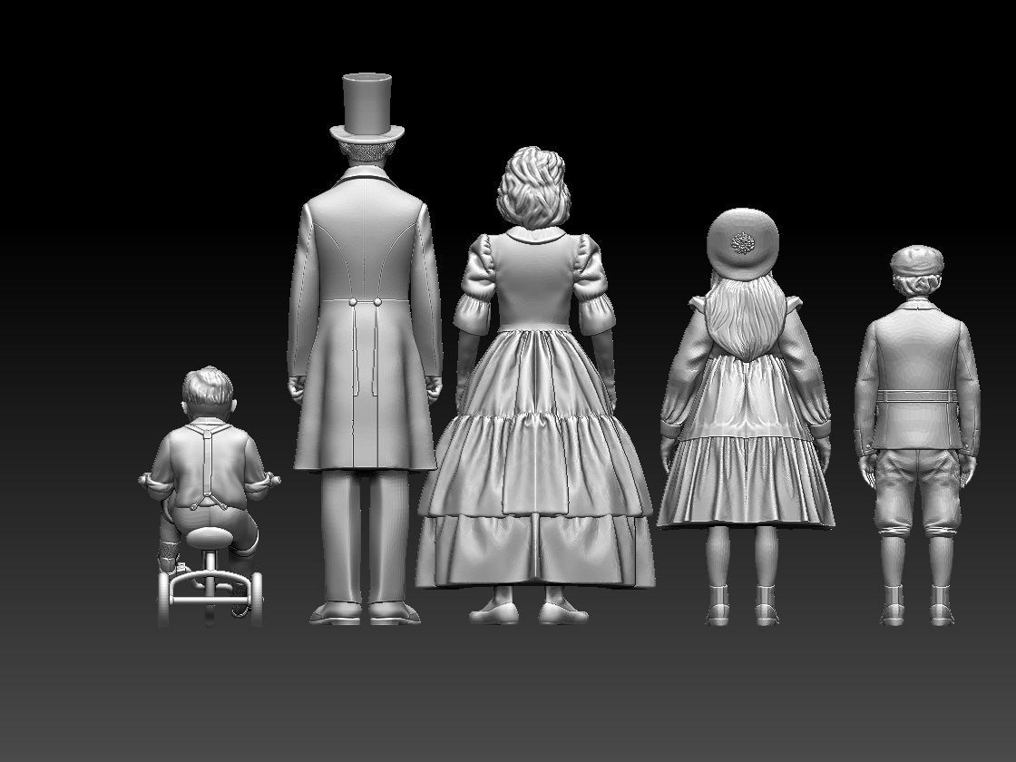 FAMILY lincoln 3D print model_31