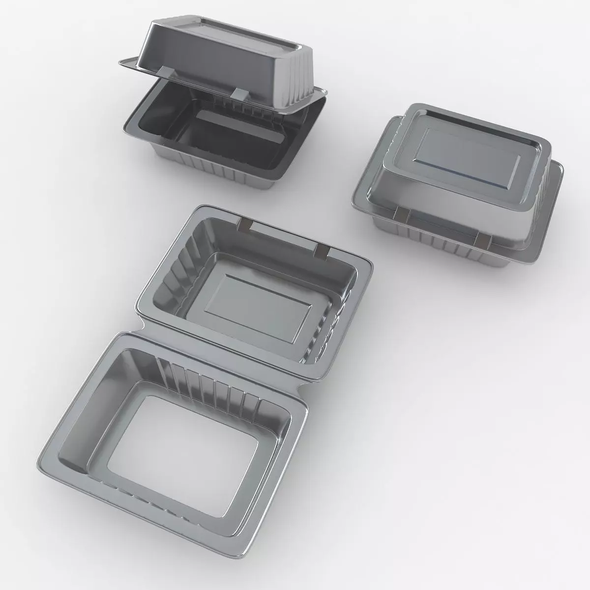 Food Containers 3D model_0