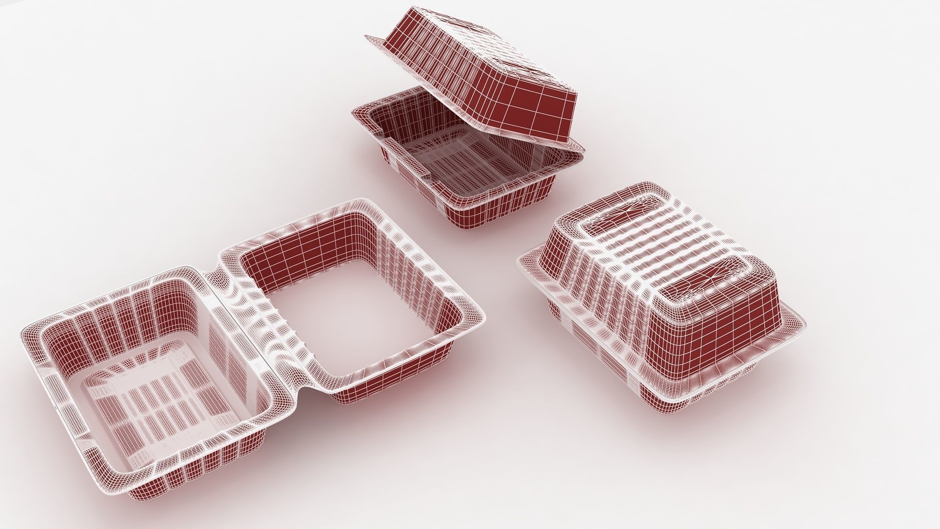 Food Containers 3D model_6