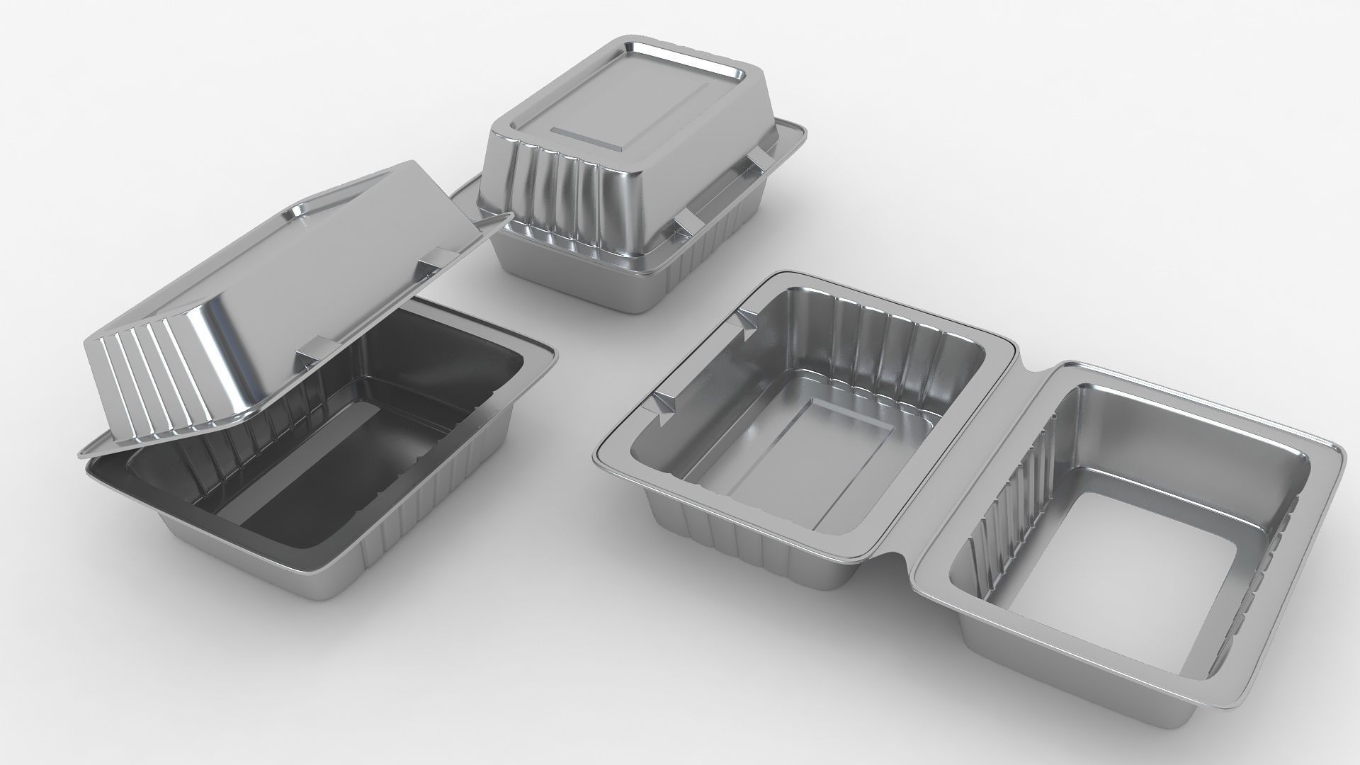 Food Containers 3D model_1