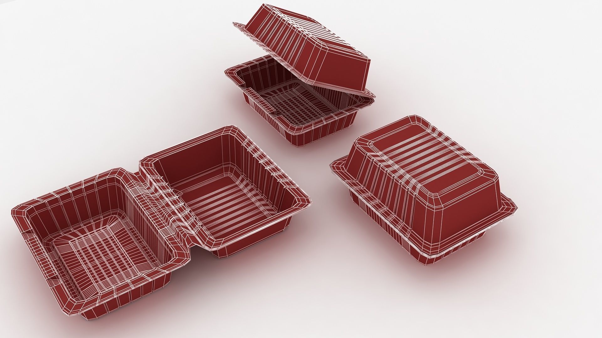 Food Containers 3D model_7