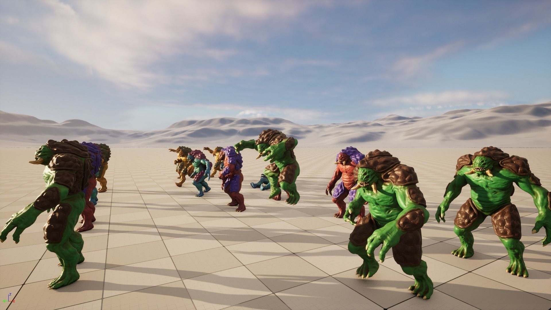 Turtle monster - Game Ready Low-poly 3D model_14