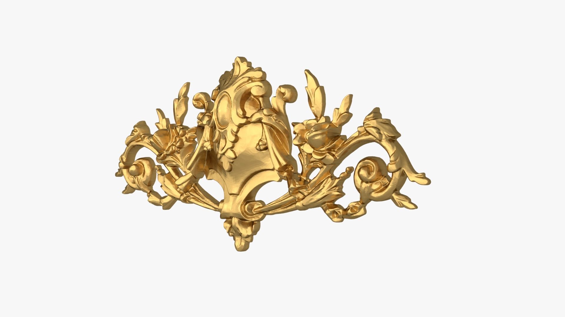 Classic decor ornament 220 3D model_2