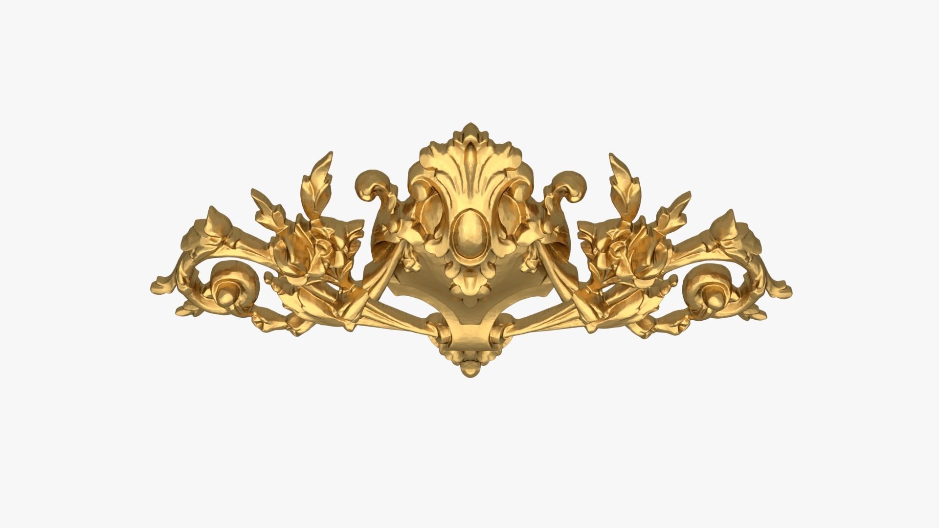 Classic decor ornament 220 3D model_4