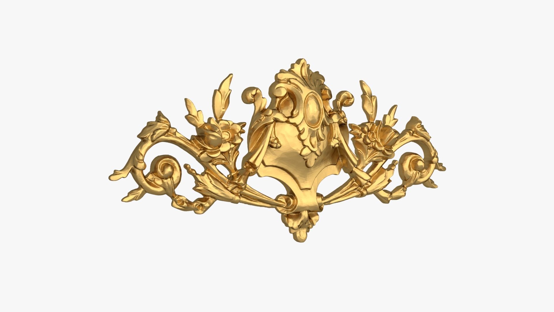 Classic decor ornament 220 3D model_1