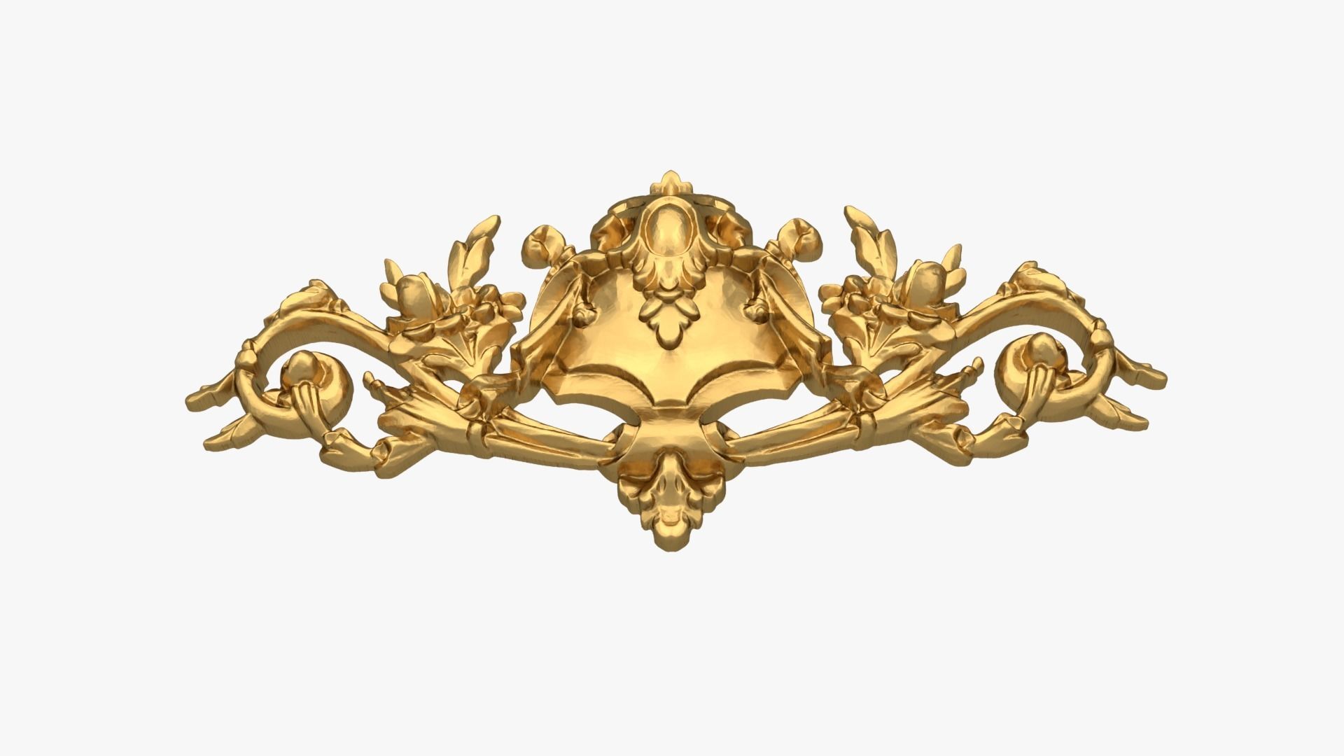 Classic decor ornament 220 3D model_3