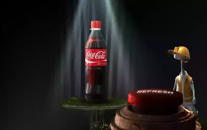 bottle product animation
