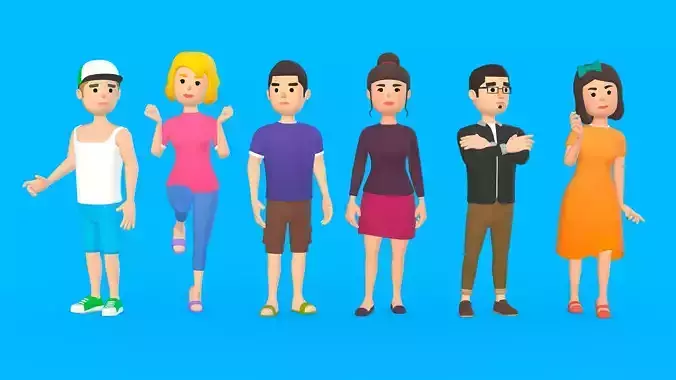 HYPER CASUAL CHARACTERS VOL 4