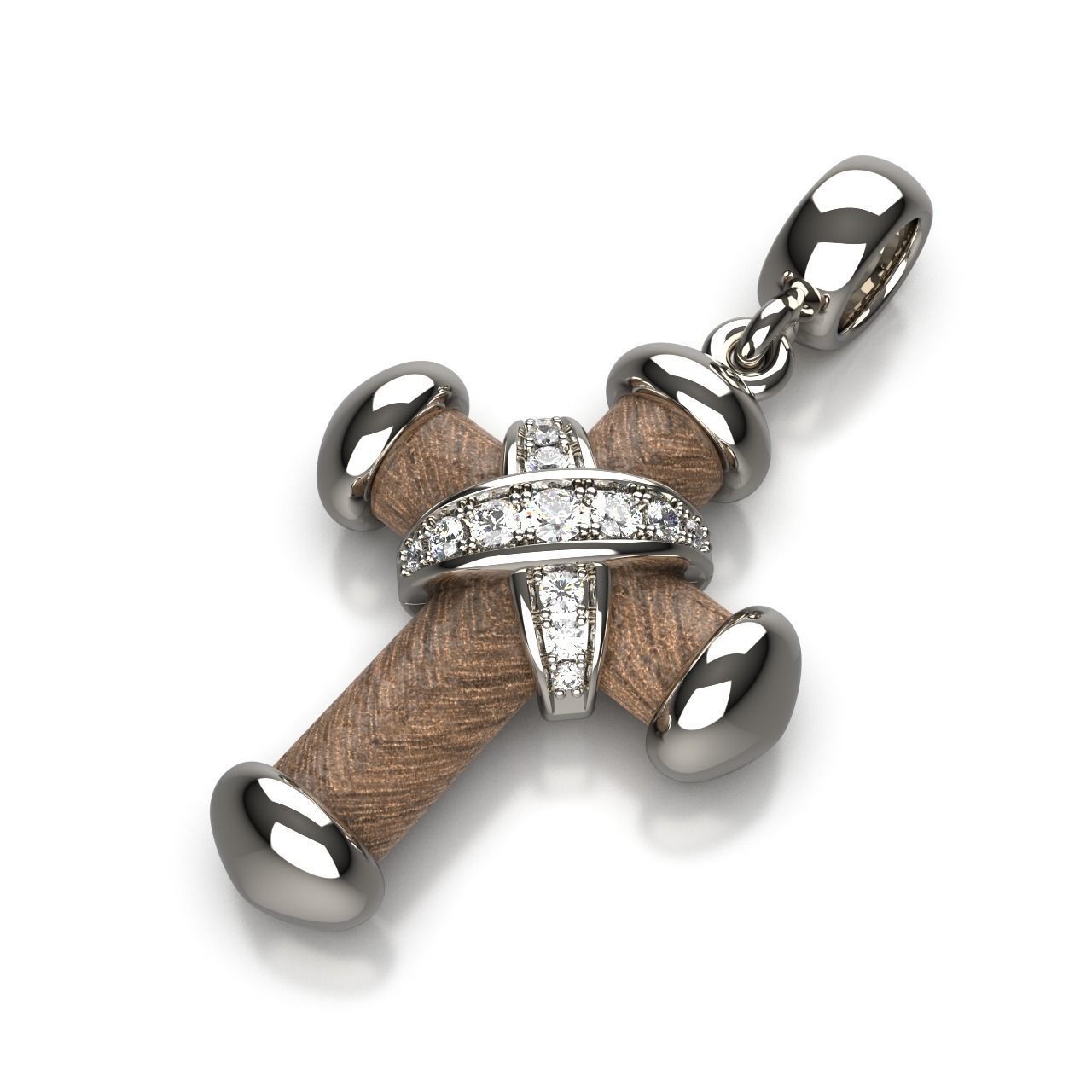 Cross Pendant 6 3D print model_3