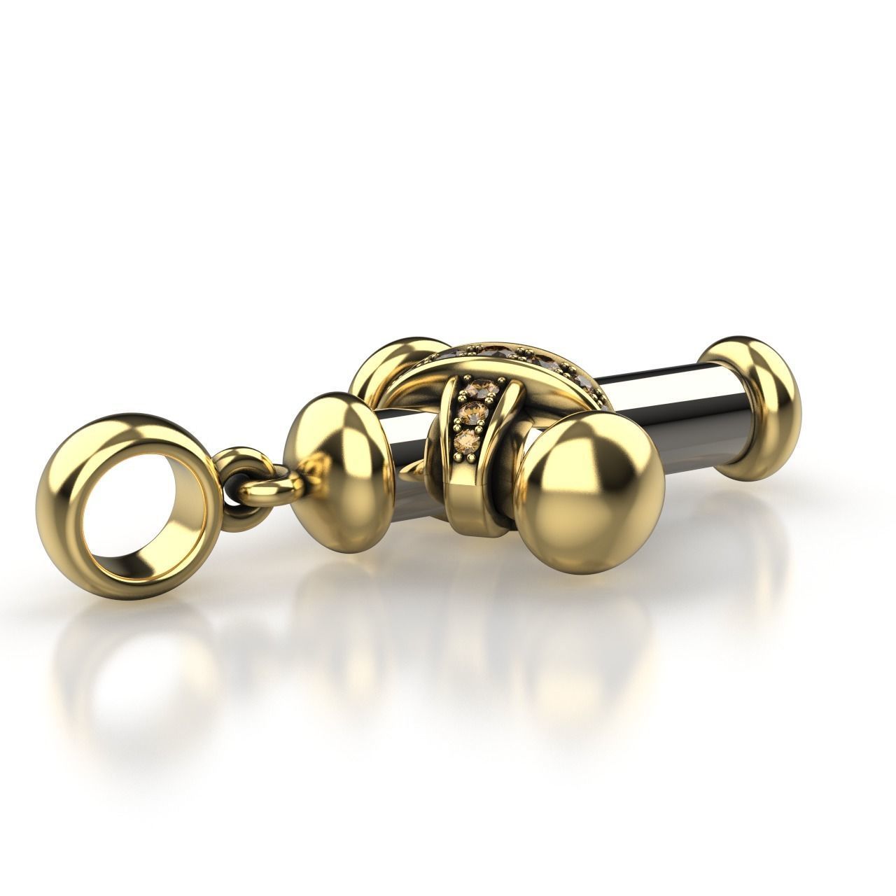 Cross Pendant 6 3D print model_4