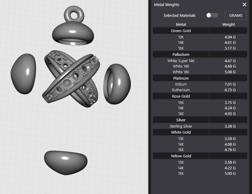 Cross Pendant 6 3D print model_9