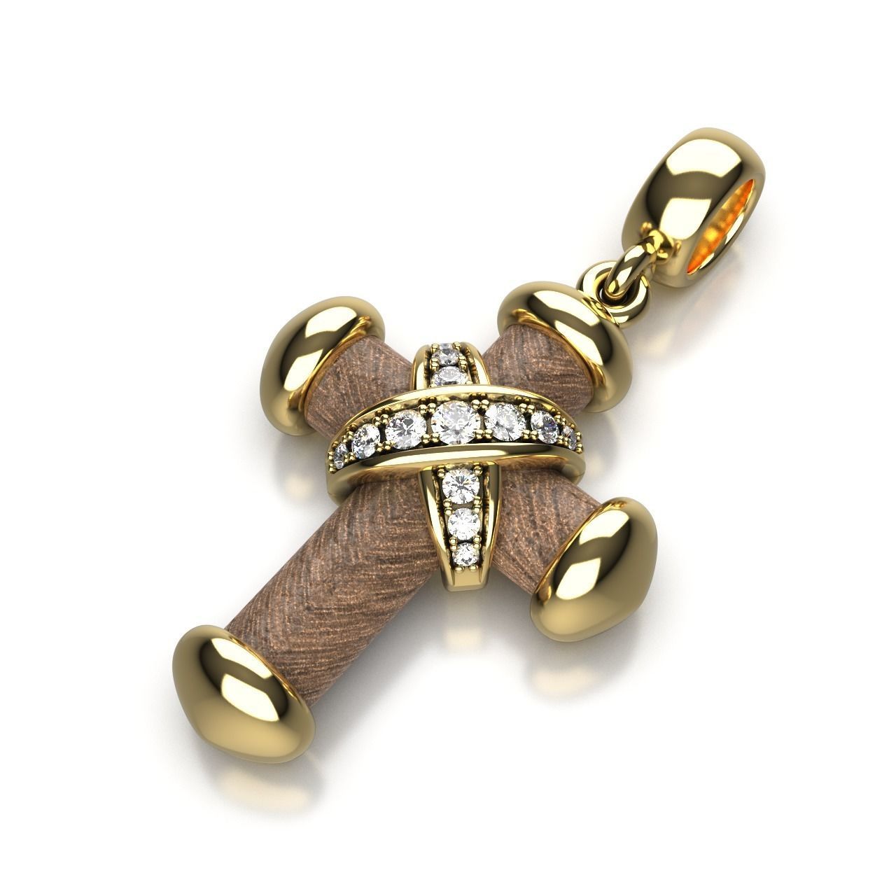 Cross Pendant 6 3D print model_15