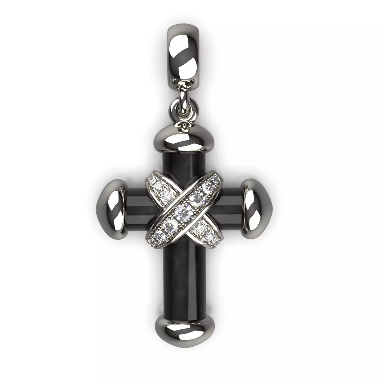 Cross Pendant 6 3D print model_0