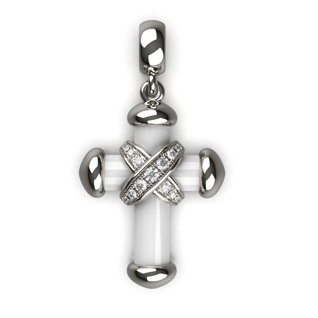 Cross Pendant 6 3D print model_16