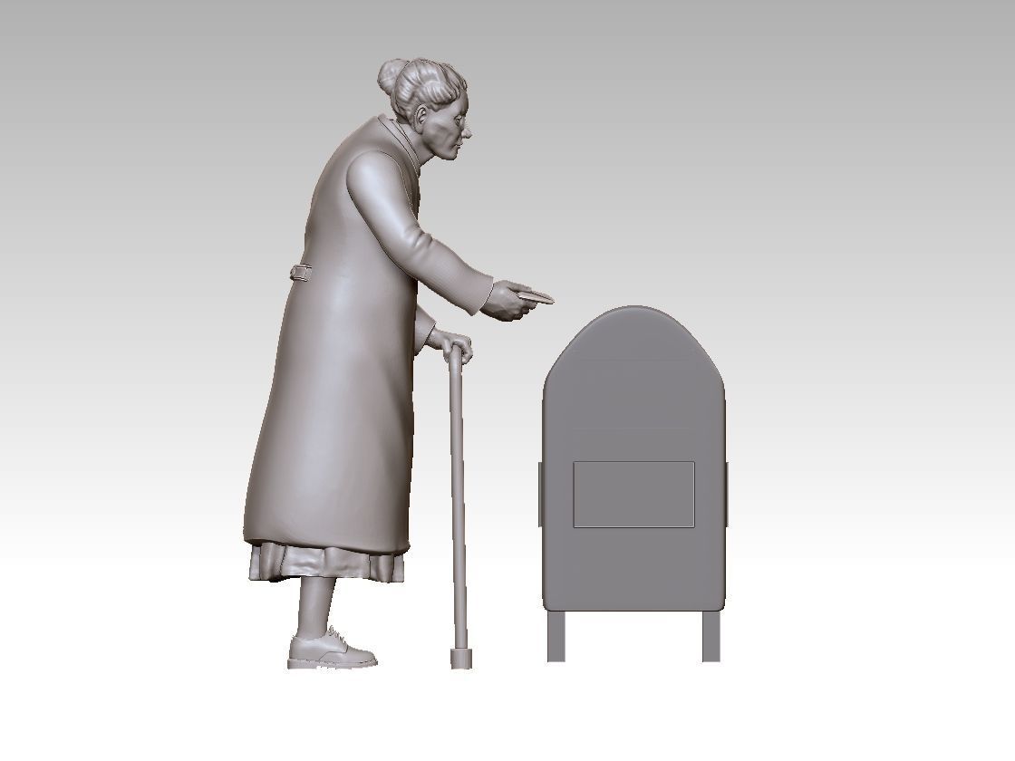 POST BOX 3D print model_27