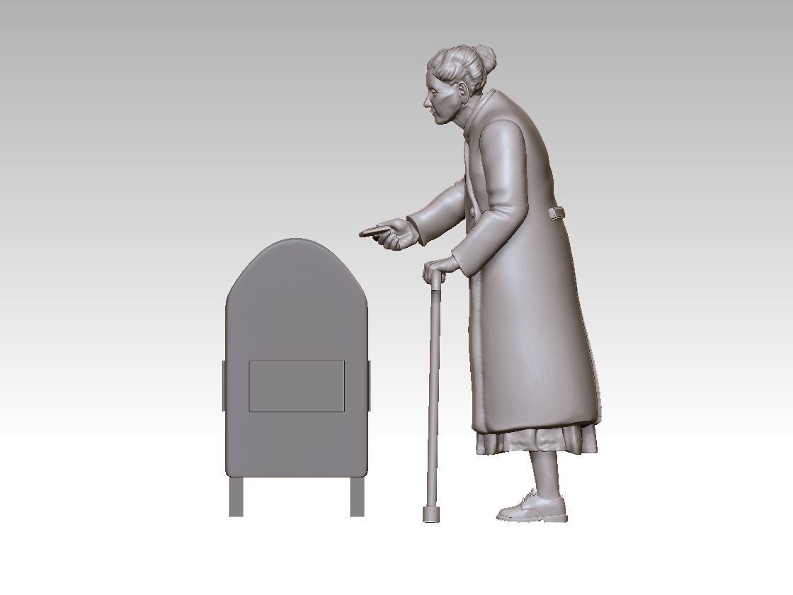 POST BOX 3D print model_9