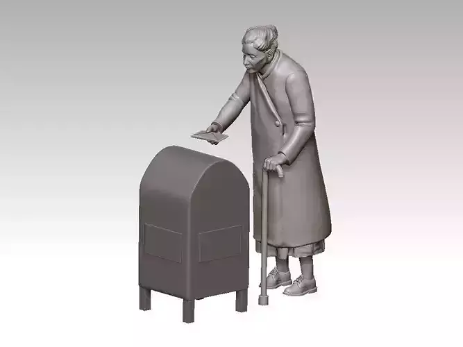 POST BOX 3D print model