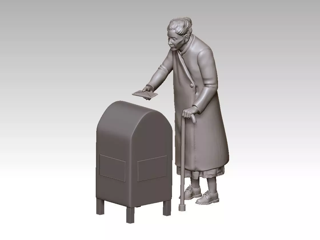POST BOX 3D print model_0