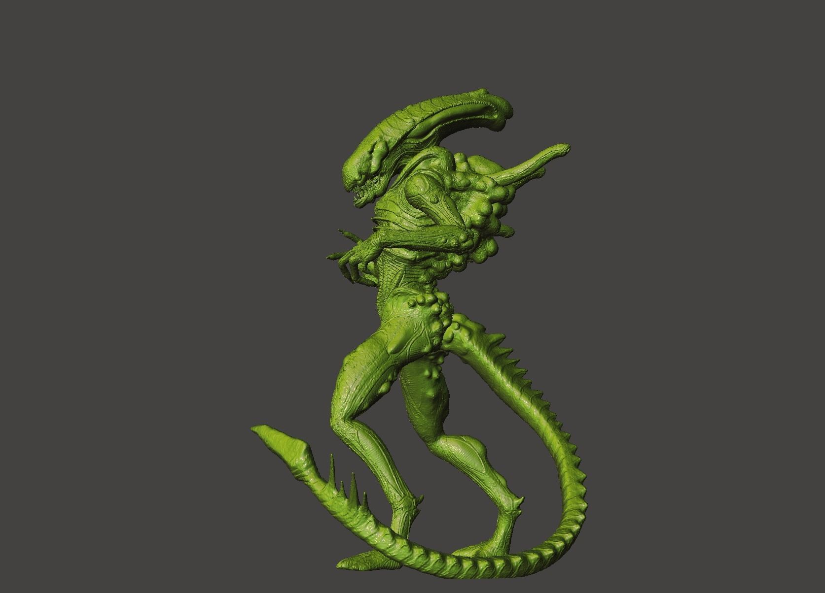 ALIEN BOILER XENOMORPH ALIENS COLONIAL MARINES hi-poly STL 3D print model_13