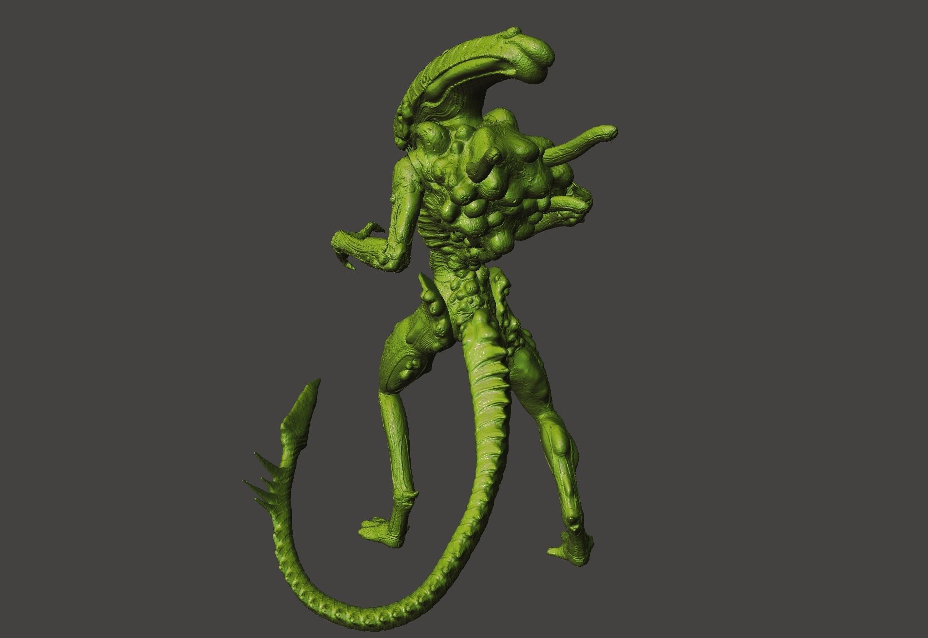 ALIEN BOILER XENOMORPH ALIENS COLONIAL MARINES hi-poly STL 3D print model_55