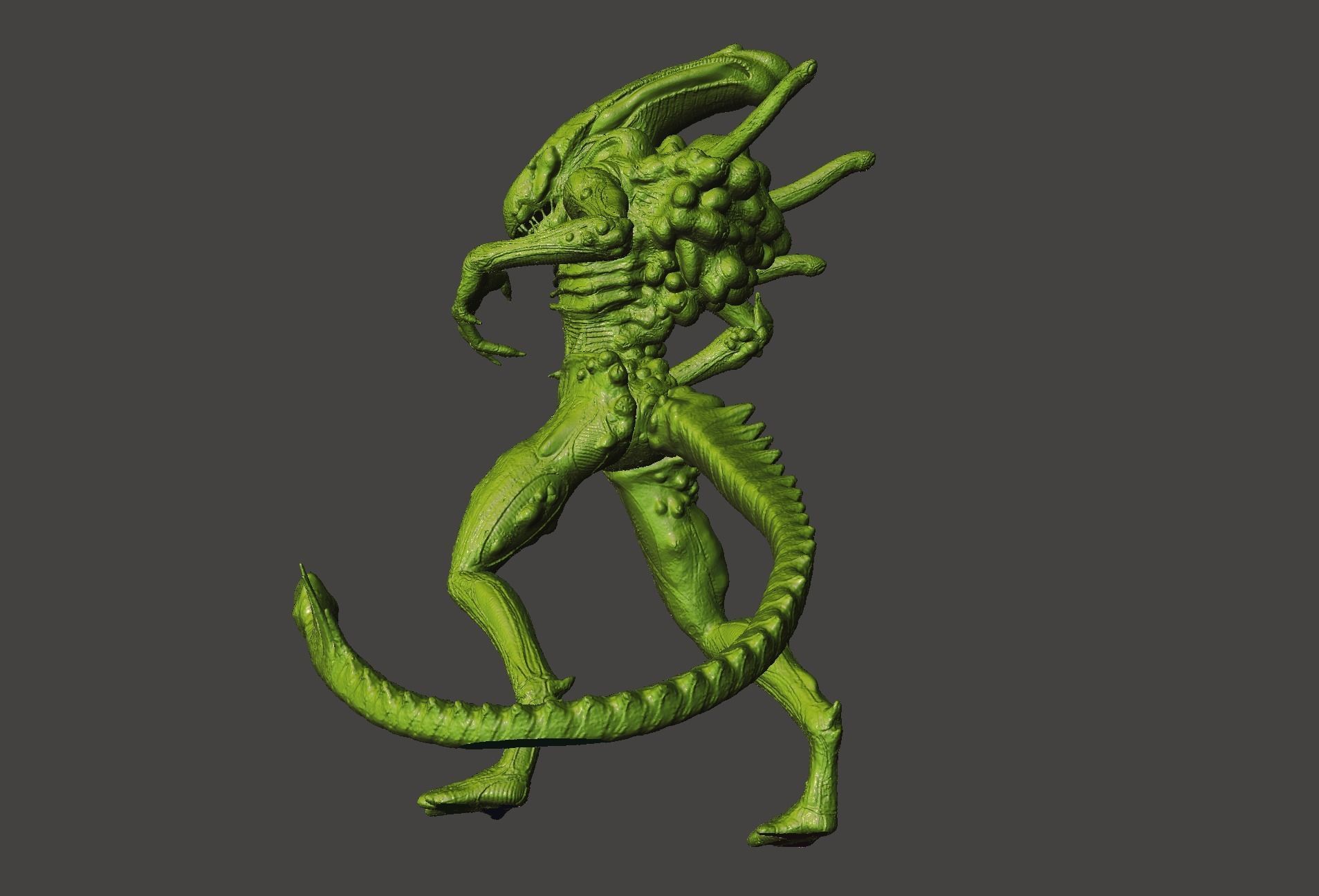 ALIEN BOILER XENOMORPH ALIENS COLONIAL MARINES hi-poly STL 3D print model_42