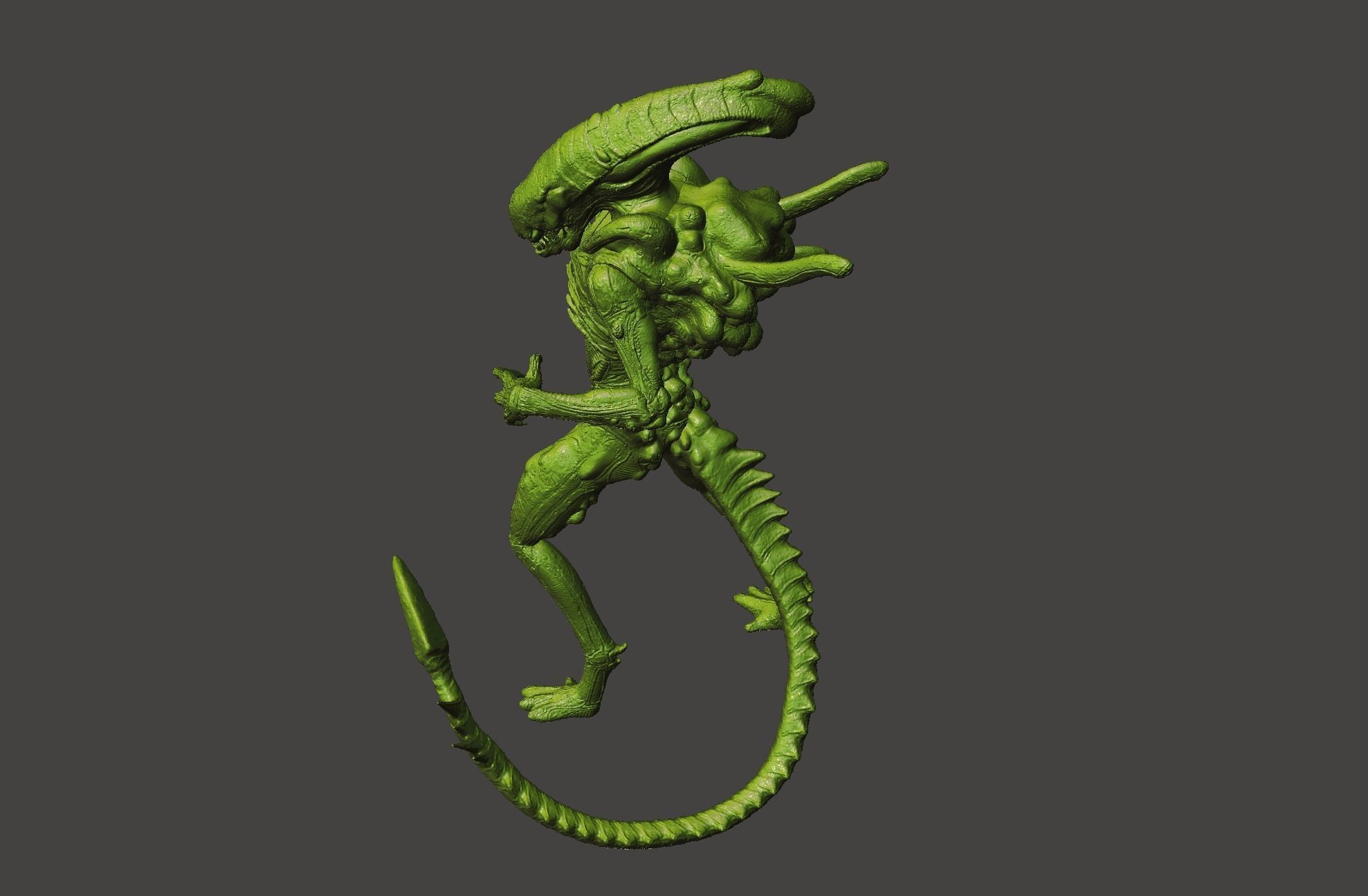 ALIEN BOILER XENOMORPH ALIENS COLONIAL MARINES hi-poly STL 3D print model_25