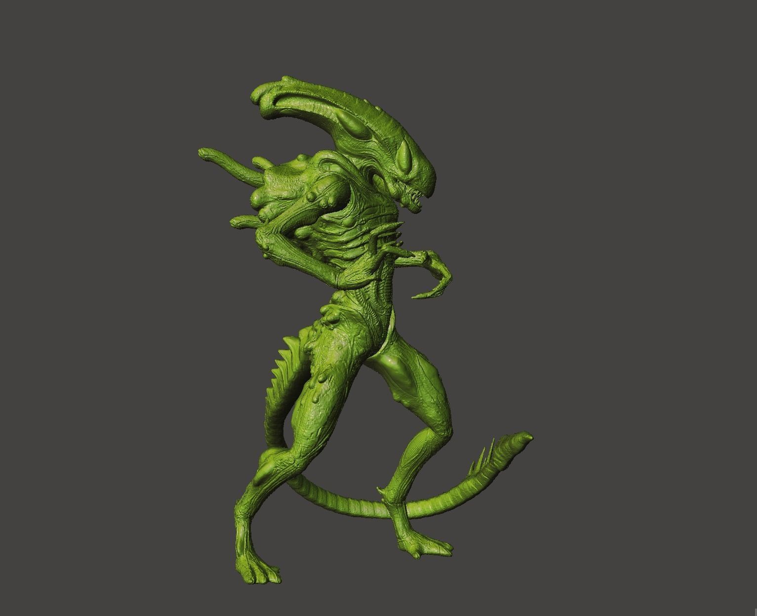 ALIEN BOILER XENOMORPH ALIENS COLONIAL MARINES hi-poly STL 3D print model_20