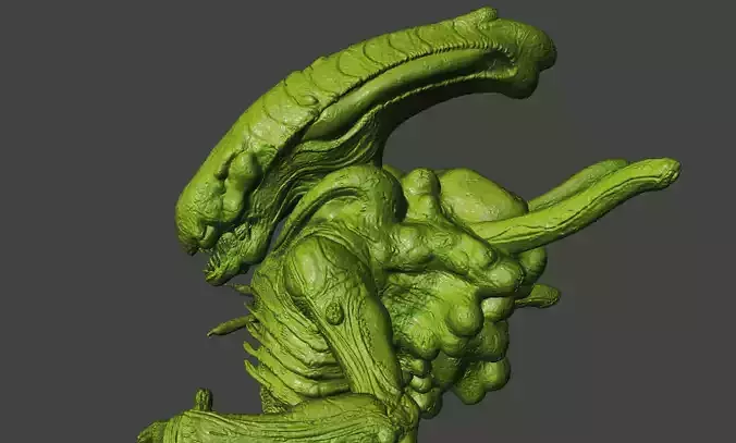 ALIEN BOILER XENOMORPH ALIENS COLONIAL MARINES hi-poly STL 3D print model