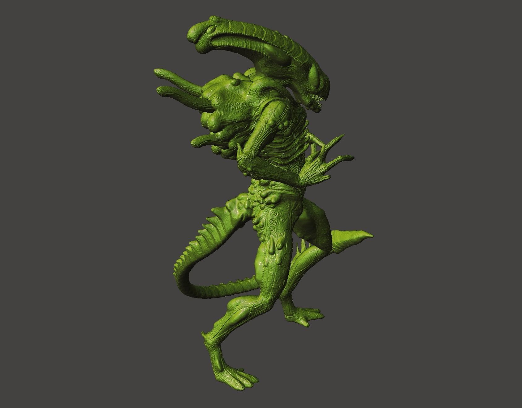 ALIEN BOILER XENOMORPH ALIENS COLONIAL MARINES hi-poly STL 3D print model_43