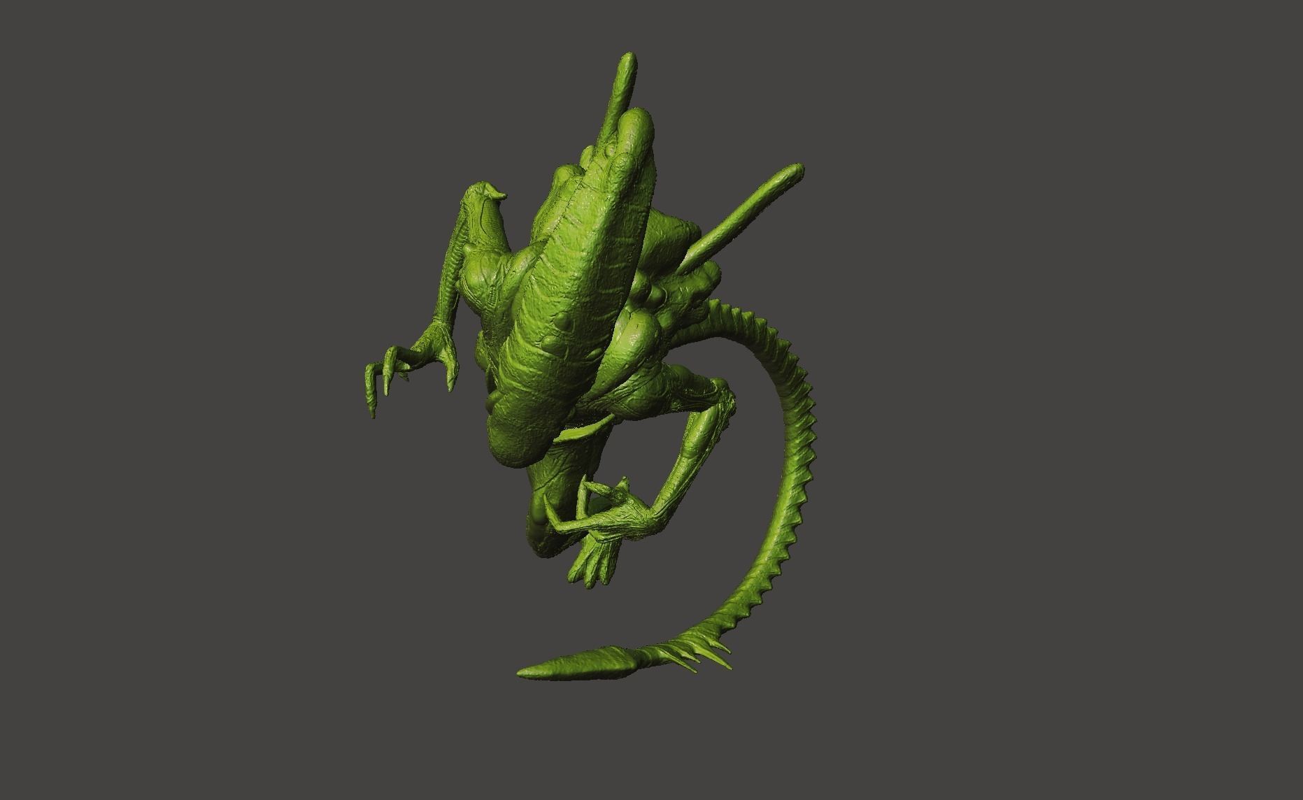 ALIEN BOILER XENOMORPH ALIENS COLONIAL MARINES hi-poly STL 3D print model_28