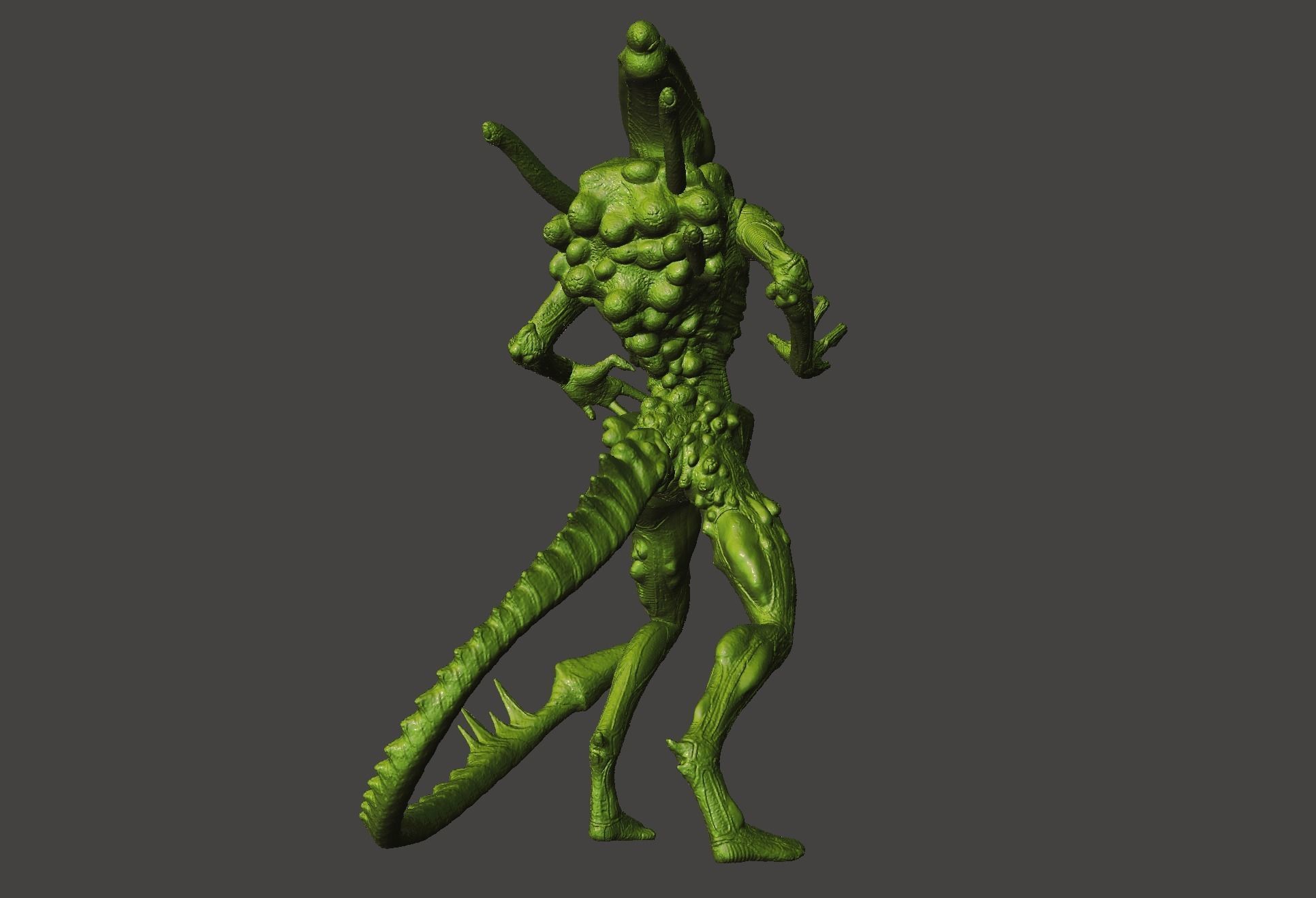 ALIEN BOILER XENOMORPH ALIENS COLONIAL MARINES hi-poly STL 3D print model_44